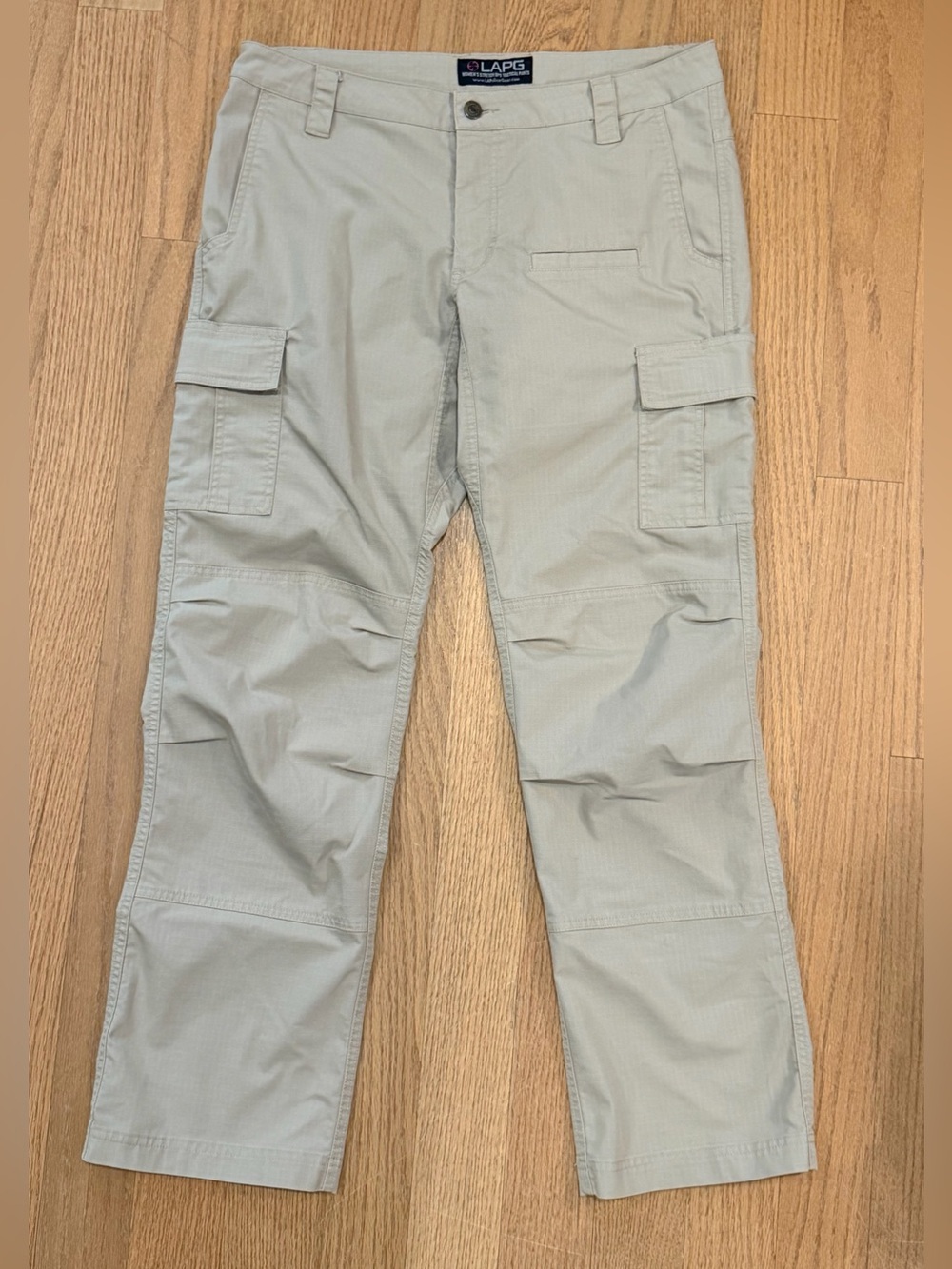 LAPG Women’s Khaki Cargo Pants Rip stop Cargo 12R stretch ops tactical Police